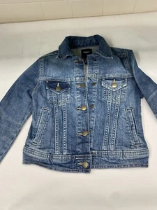 Gap Kids Boys Denim Jacket Size Small UK6-7 yrs Blue Jean Button Up Trucker - Picture 1 of 8
