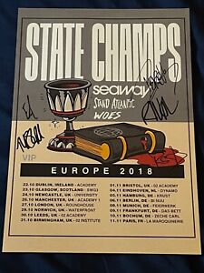 STATE CHAMPS ~ Hand Signed Tour A4 Poster
