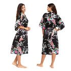 Damen Luxury Silk Satin Kimono Bath Robe Night Dresses Gown Bathrobe Nightwear?