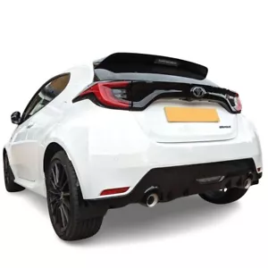 shortieZ to fit 2020+ Toyota GR Four Yaris Mud Flaps Kit -Black 4mm PVC *Satin - Picture 1 of 4