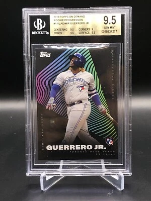 2019 Topps On Demand Vladimir Guerrero Rookie Progression RC BGS 9.5 Top Grade - Image 1 of 2
