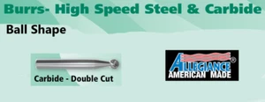 1/4x1/4 CAR. DO. CUT BALL SHAPE BURSS-AL. AMERICAN ITEM NO. 2978335(FT) - Picture 1 of 1