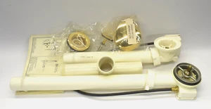 GEBERIT Residuos y Desbordamientos 1.5" Tubular Rotativo Bañera Drenaje Oro 150.156 Whirlpool - Imagen 1 de 5