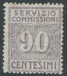 1913 REGNO SERVIZIO COMMISSIONI 90 CENT MH * - Y125 - Picture 1 of 1