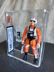 GRADED VINTAGE STAR WARS FIGURE - UKG 80% - LUKE SKYWALKER X-WING - HONG KON COO - Picture 1 of 8