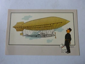 CHROMOS TINTIN L' AEROSTATION / voir et savoir / série 1 collection B n° 6 - Imagen 1 de 2