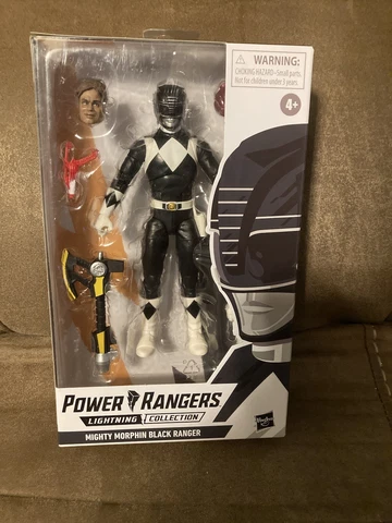Power Rangers Lightning Collection MMPR Black Ranger Cover