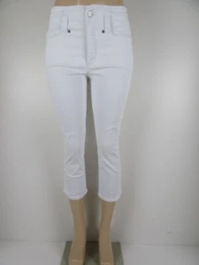 NYDJ Ami Skinny Lift & Tuck White Crop Jeans Gr. 4 Neu ohne Etikett - Bild 1 von 10