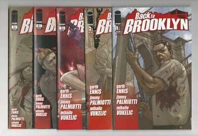 Back to Brooklyn #1 2 3 4 5 Complete Set NM Image Jimmy Palmiotti Crime Series - Image 1 of 4