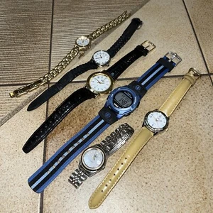 6-Qty Timex Ladies Quartz Watches Indiglo All Run Expedition Acqua Diamond Nice - Picture 1 of 12