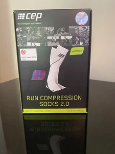 Compression Socks Womens CEP Hawaii Blue & Pink Size IV BNIB - Picture 1 of 5