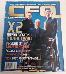 MAGAZINE - CFQ Cinefantastique Magazine April-May 2003 X-Men Dead Zone Tron VG - Imagen 1 de 1