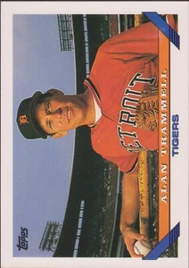 1993 Topps Alan Trammell #660 Detroit Tigers Baseball - Picture 1 of 1