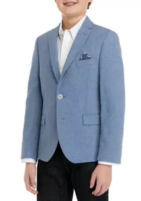 Lauren Ralph Lauren Boys Linen blend Sport Blazer Coat  SZ 10R NWOT — 第 1/4 张图片