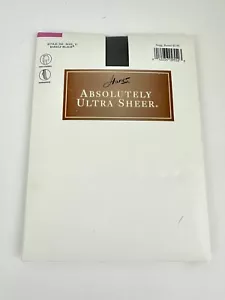 Pantimedias Hanes Absolutely Ultra Transparente Talla C Apenas Negras Nuevo Estilo 705 - Imagen 1 de 2