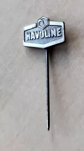 Vintage HAVOLINE Texaco Oil Fuel Petrol Station pin badge - Foto 1 di 2