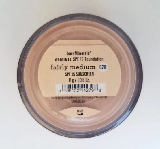 BareMinerals Original Foundation Fairly Medium C20 8g/0.28oz - Image 1 of 2