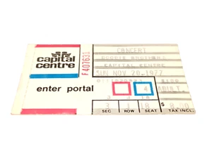 Vintage 1977 Doobie Brothers concert ticket Capital Centre - Picture 1 of 3