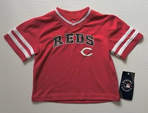 Nueva con etiquetas Camiseta de los Rojos de Cincinnati MLB Equipo Atletismo Mercancía Genuina • Bebé 12M - Imagen 1 de 5