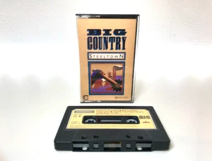 Big Country STEELTOWN Cassette MERCURY MERHC49 **UK 1ST ISSUE* Paper Labels VG+ - Picture 1 of 11
