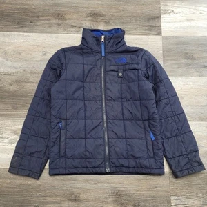 The North Face Harway Cosmic Blue Boys S 7/8 Insulated Full Zip Jacket Puffer - Picture 1 of 13
