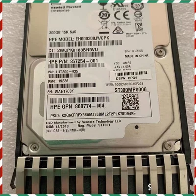 HP 785099-B21 785407-001 300GB 2.5" 15K RPM 12G SFF SAS Hard Drive HDD - Image 1 of 4