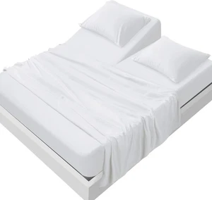 Split Top King Sheet Set for Adjustable Bed 4 Piece Bed Sheet Set Deep Pocket - Picture 1 of 6