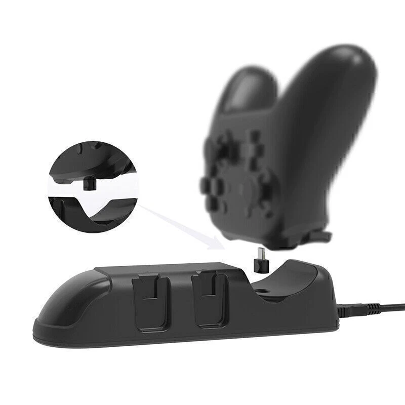 4 in 1 Controller Charger Stands LED Charging Dock For Nintendo Switch Joy-Con - Image 1 of 4