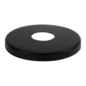 Cuello de cubierta de tubo de grifo de válvula de acero negro de 21 mm 26 mm de alto - Imagen 1 de 5