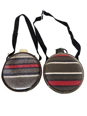 Rothco одеяло покрытый круглый пустыни 2 кварты столовая с ремнем через плечо комплект из 2 - Изображение 1 из 4