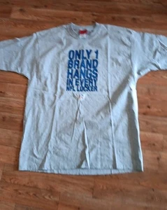 Reebok ONLY 1 Brand Hangs In Every NFL Locker T Shirt LARGE GRAY Good - Picture 1 of 7