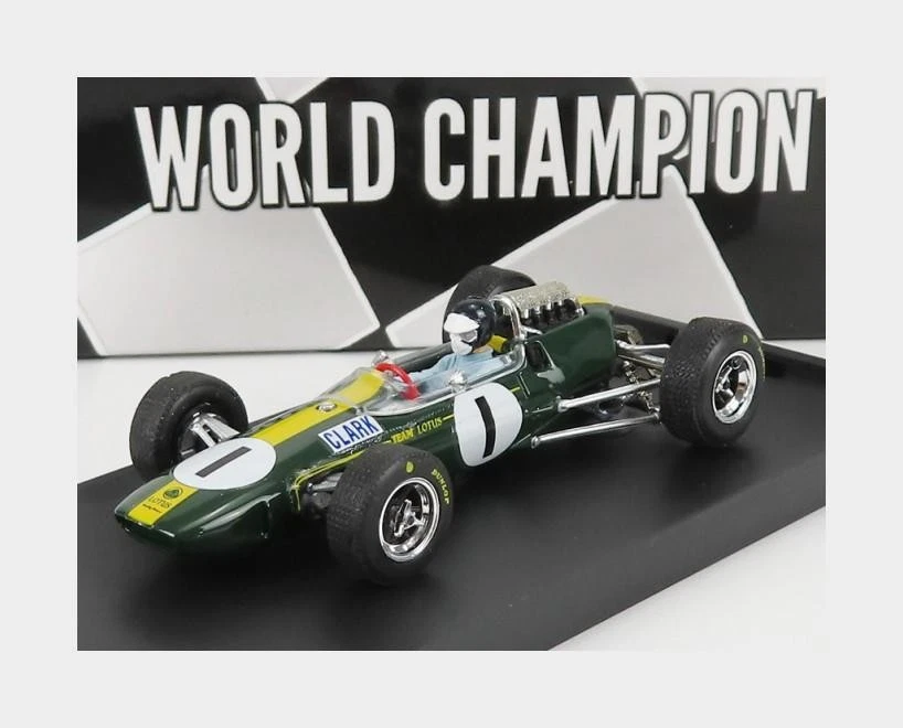 1:43 BRUMM Lotus F1 33 #1 Winner Germany Gp Jim Clark 1965 +Figure R592-CH - Immagine 1 di 2