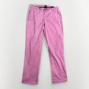 Gap Hose Damen 10 Rosa Relaxed Girlfriend Stretch Verblasste Punkte Gebeizt 32x27 - Bild 1 von 13
