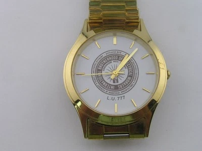 Винтажные рабочие часы с логотипом Electrical Works - Изображение 1 из 4