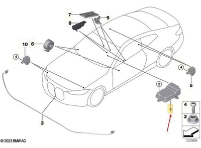 Centralina BMW 2 Coupé G42 G87 SRS 65775B44901 NUOVA ORIGINALE - Immagine 1 di 2