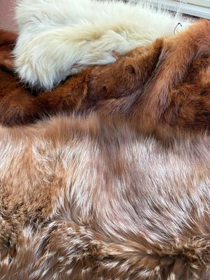 3pc vintage 1940'S-1950's fur collars/ AS IS - Image 1 of 4