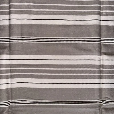 Pottery Barn Set Of 2 Euro Pillow Sham Lyon Tan Ivory Neutral Stripe 26x26 - Image 1 of 4