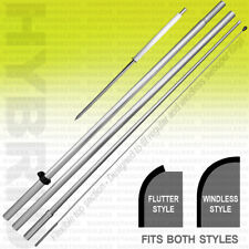 POLE + SPIKE kit for Swooper Feather Flag Windless or Flutter - HYBRID - 1 PACK