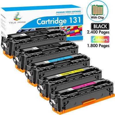 5PK Toner Compatible for Canon 131 imageCLASS LBP7110CW MF8280CW MF624CW MF628CW - Image 1 of 4