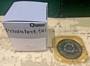 Box of Six New Qume Printwheel/96 Part Number 82167, ASCII 96 Prestige Elite 12 - Picture 1 of 3