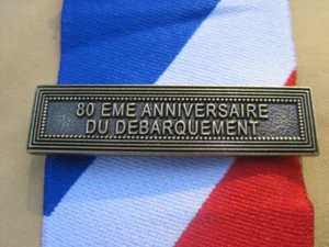 Agrafe 80ème ANNIVERSAIRE DU DÉBARQUEMENT  en Bronze - Picture 1 of 1