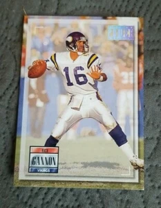 1993 Power Football Card #16 Rich Gannon - Minnesota Vikings - Picture 1 of 2