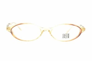 Face a Face Paris Solis 769 Braun Transparent oval Brille Brillengestell Neu - Bild 1 von 6
