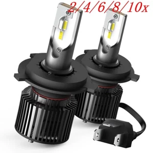 2/4X H4 9003 HB2 2Side LED Headlight Kit High Low Beam DRL Bulb 6000K SuperWhite - Picture 1 of 22