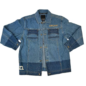 Vintage Sean John Denim Button Up Jacket 90's RARE Large Made in Hong Kong - Picture 1 of 8
