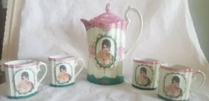 Royal Vienna Antique Lidded Chocolate Pot and 4 cups - Picture 1 of 20