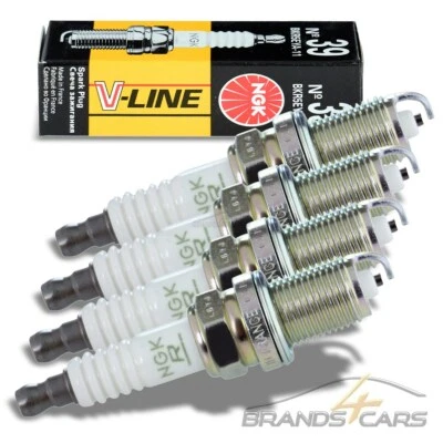 4x NGK ZÜNDKERZE BKR5EYA11 FÜR TOYOTA AURIS AVENSIS CELICA COROLLA MR RAV YARIS