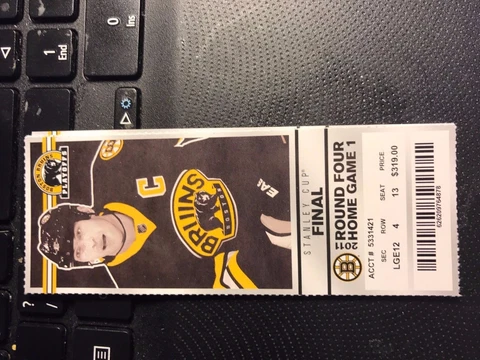 2011 BOSTON BRUINS VS VANCOUVER CANUCKS TICKET STUB STANLEY CUP FINALS GAME 3 Cover