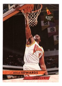 1993-94 FLEER ULTRA DOUG EDWARDS ROOKIE CARD #201  **NM-MT**  ATLANTA HAWKS