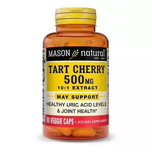 Mason Natural Tart Cherry 500 mg 10:1 Extract - Uric Acid Levels, 90 Capsules - Picture 1 of 5